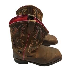 ARIAT Krista MetGaurd Womens Steel Toe Dark Brwn Waterproof Work Boots Size 9.5B